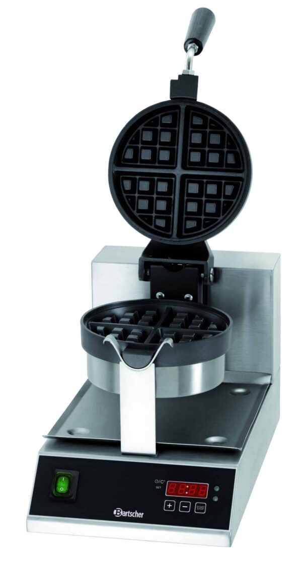 Bartscher Waffeleisen Deluxe Brüsseler Waffel Silber Schwarz NEU – Bild 3