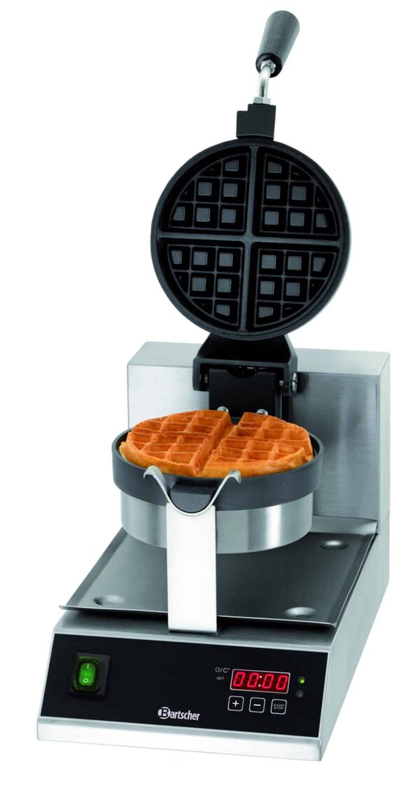 Bartscher Waffeleisen Deluxe Brüsseler Waffel Silber Schwarz NEU – Bild 7
