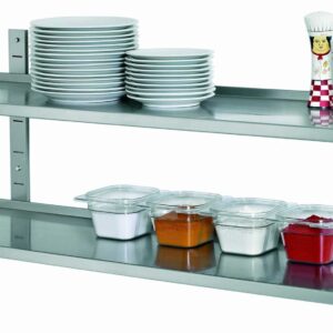 Bartscher Wandregal Set, 1200x355 komplett