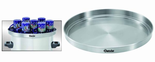 Bartscher Glühweintopf Warmhaltedeckel zu 200057 A200052 Silber NEU