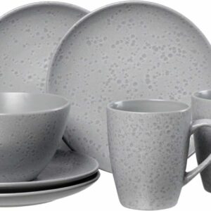 Ritzenhoff Frühstück-Set Komplett-Service Kombiservice Serie Kitwe Grau 12-tlg.