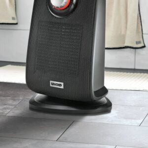 Unold Keramik Bad-Heizlüfter für das Badzimmer 1200-2000 Watt Schwarz NEU