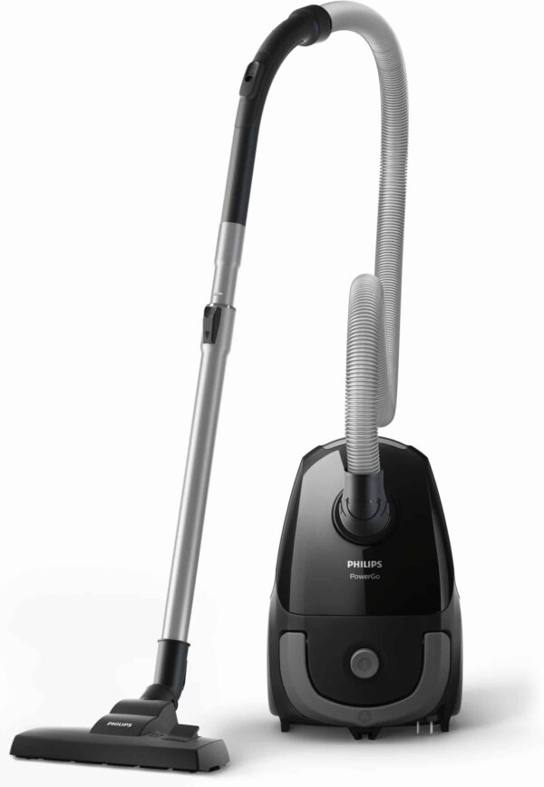Philips Bodenstaubsauger Staubsauger Schwarz mit Beutel NEU – Bild 3