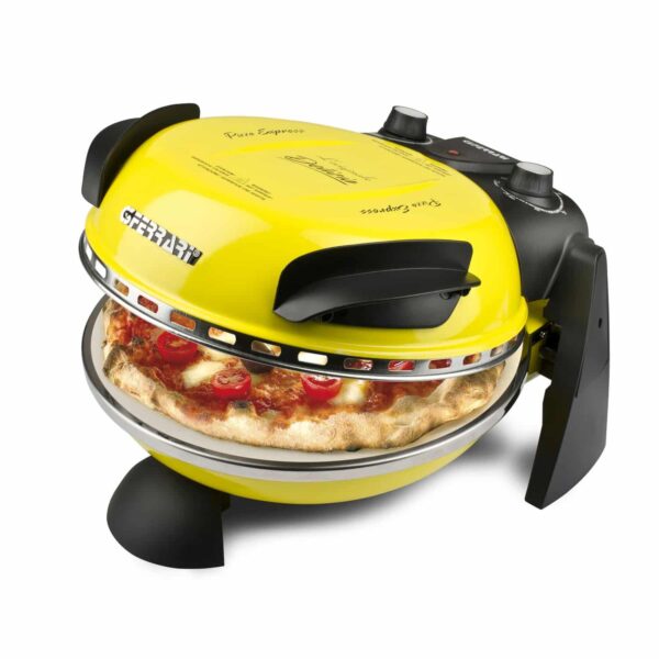 G3-Ferrari Pizzamaker Pizzaofen Express-Ofen 230V 400°C 1200W Gelb NEU