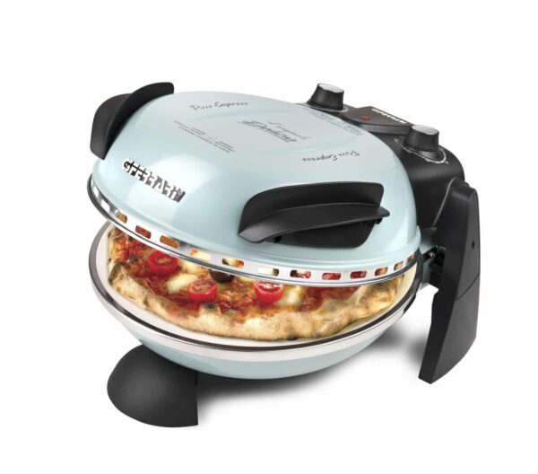 G3-Ferrari Pizzamaker Pizzaofen DELIZIA Express 400°C 1200W Cool Blue Blau NEU