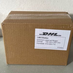 1000x DHL Versand-Etiketten Paket Aufkleber 102 x 207 mm 910-300-710 NEU