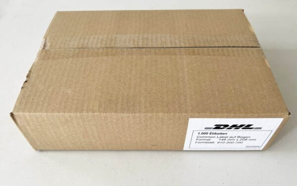 1000x DHL Versand-Etiketten Paket Aufkleber 146 x 208 mm 910-300-700 DIN A5 NEU – Bild 2