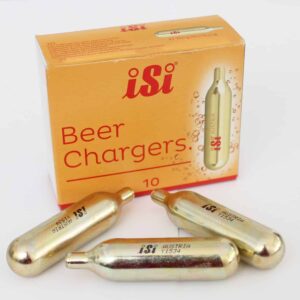 10x iSi Bier-Kapsel CO2 Kohlesäure-Kapseln Bier-Zapfanlage Beer Chargers Gas NEU