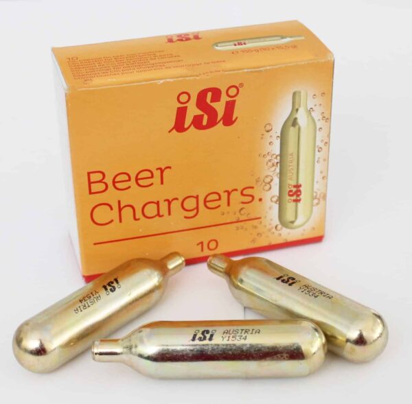10x iSi Beer CO2 Patronen 16g für Zapfprofi Bier-Zapfanlage Bier-Kapseln NEU