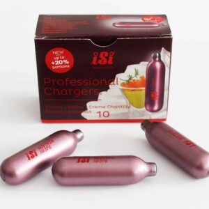 10x ISI Sahne-Kapseln N2O cream capsules Professional Chargers Gastro NEU