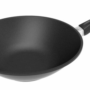 AMT Induktion Wok-Pfanne ASIA Ø 32 x 11 cm Höhe Best-Pan Gastro-Guss NEU