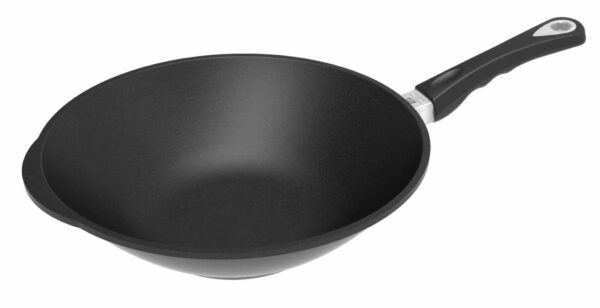AMT Induktion Wok-Pfanne ASIA Ø 32 x 11 cm Höhe Best-Pan Gastro-Guss NEU