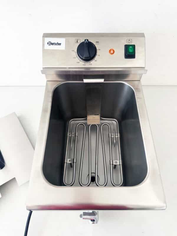 Bartscher Imbiss Fritteuse Tischgerät 8 Liter 230V Silber Sondermodell NEU – Bild 3