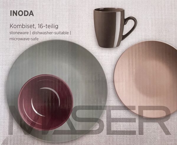 16-tlg. Mäser Tafelservice Kaffeeservice Kombiservice Kombi-Set Serie INODA NEU – Bild 4