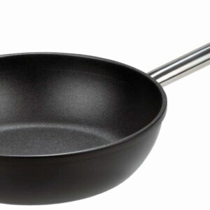 GSW Induktion Bratpfanne Schmorpfanne Ø 24 x 7,7 cm Titanium FerroTherm Gastro