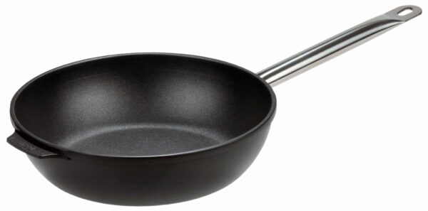 GSW Induktion Bratpfanne Schmorpfanne Ø 24 x 7,7 cm Titanium FerroTherm Gastro