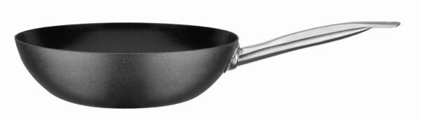 GSW Induktion Wokpfanne Ø 28 x 8,2 cm Höhe Keramik-Versiegelung Karbonstahl NEU