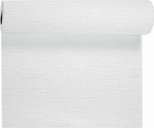 Duni Tischdecke Tischläufer Tischdecken-Rolle 0,41 x 24m Gastro Evolin Weiß