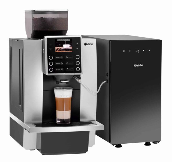Bartscher Kaffeevollautomat KV1 Classic inkl. Milchkühlschrank Schwarz NEU