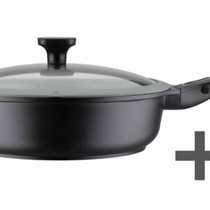 GSW Schmorpfanne Bratpfanne Set 5-tlg. Easy Click Abnehmbare Griffe Ø 28 cm NEU