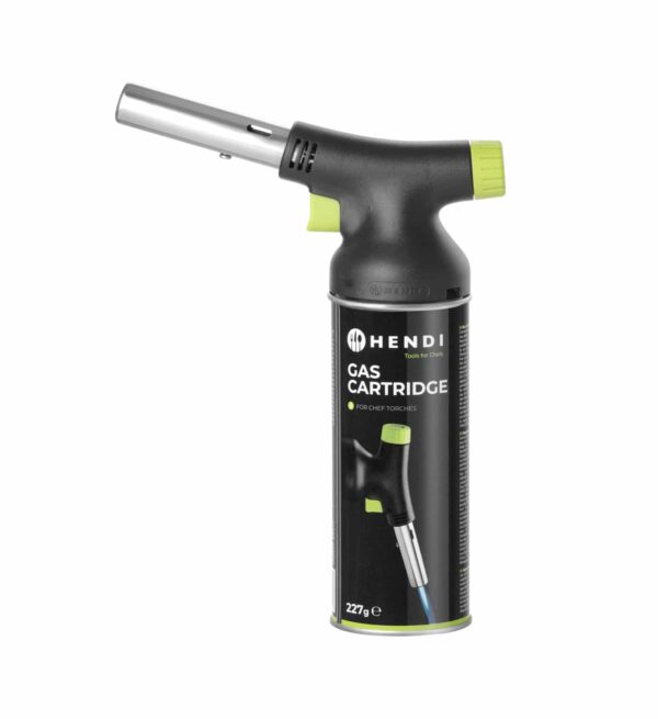 Hendi Creme-Brulee-Brenner Set Gas-Kartusche Gas-Brenner NEU – Bild 2