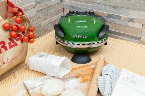 G3-Ferrari Pizzamaker Pizzaofen Express 230V 400°C 1200W Jäger-Grün NEU – Bild 2