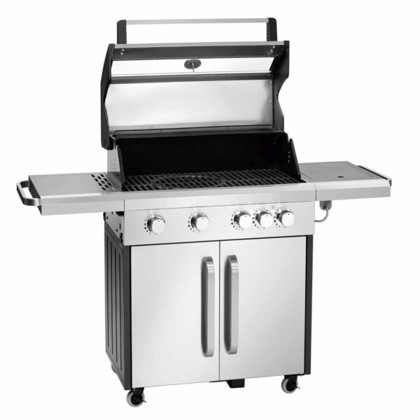 Bartscher BBQ-Grill Gas-Grill aus Edelstahl Silber 20,7 kW Chefidee NEU – Bild 2