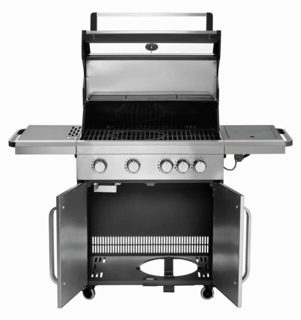 Bartscher BBQ-Grill Gas-Grill aus Edelstahl Silber 20,7 kW Chefidee NEU – Bild 3