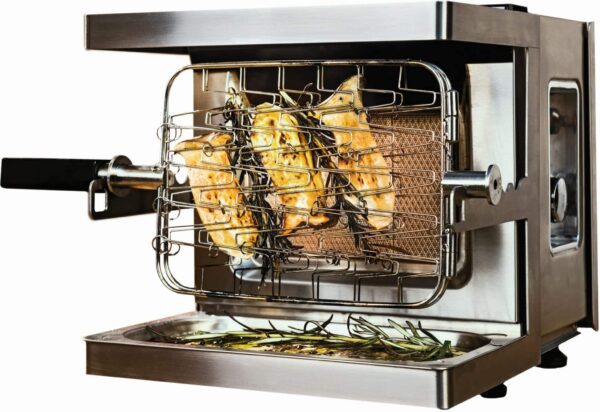 Bartscher Tisch-Grill High Speed Party-Grill aus Edelstahl bis 800°C 230V NEU – Bild 6
