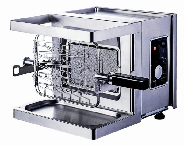 Bartscher Tisch-Grill High Speed Party-Grill aus Edelstahl bis 800°C 230V NEU