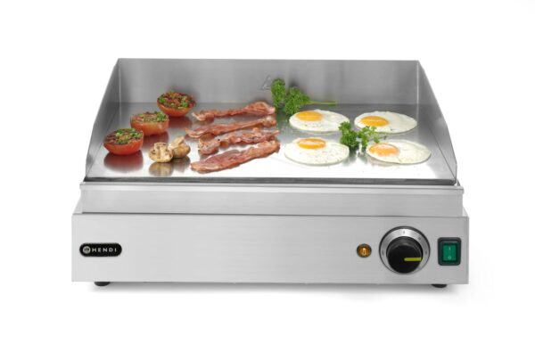 Hendi Gastro Grill-Platte Edelstahl Profi Line 300°C 230V 2400 Watt NEU – Bild 3