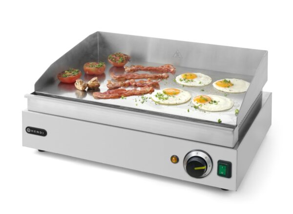 Hendi Gastro Grill-Platte Edelstahl Profi Line 300°C 230V 2400 Watt NEU – Bild 4
