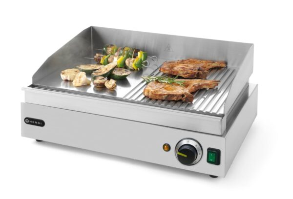Hendi Grill-Platte Griddleplatte Griddle-Tischgerät Tischgrill Bräter 230V NEU – Bild 5