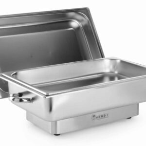 Hendi Elektro Chafing-Dish Speisewärmer 1/1 GN aus Edelstahl Gastro Pollina NEU