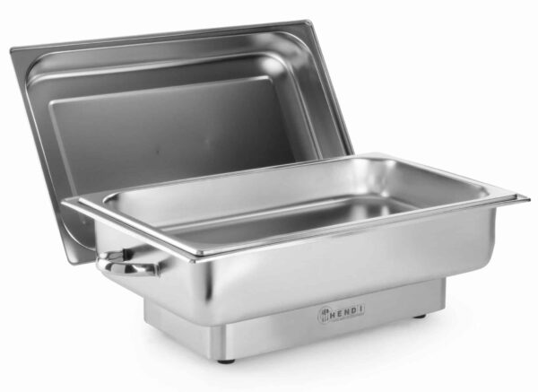 Hendi Elektro Chafing-Dish Speisewärmer 1/1 GN aus Edelstahl Gastro Pollina NEU
