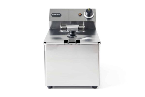 Hendi Kaltzonen Fritteuse 8 Liter aus Edelstahl Kitchen Line 230V 3500 Watt NEU
