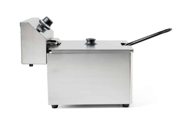 Hendi Kaltzonen Fritteuse 8 Liter aus Edelstahl Kitchen Line 230V 3500 Watt NEU – Bild 2