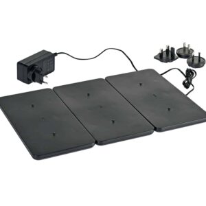 DUNI LED-Ladestation 26 x 39 cm Schwarz NEU