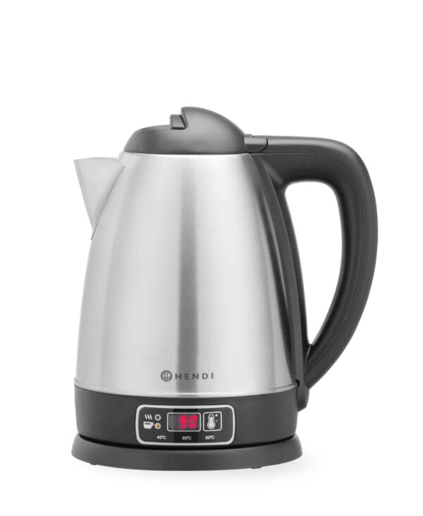 Hendi Wasserkocher Edelstahl mit LED Temperaturregelung 1,8 Liter NEU – Bild 4