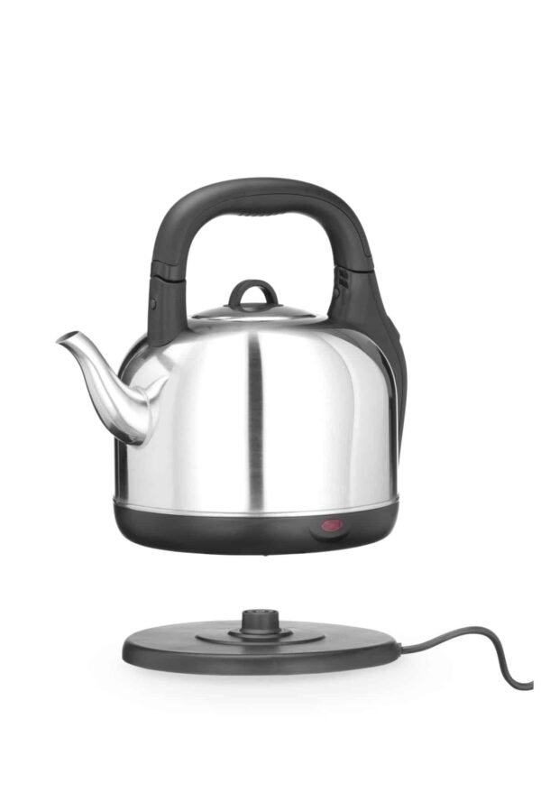 Hendi Wasserkessel Wasserkocher Retro 4,2 Liter aus Edelstahl Silber NEU – Bild 3