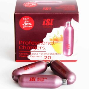 20x ISI Sahne-Kapseln N2O cream capsules Professional Gastro Chargers NEU