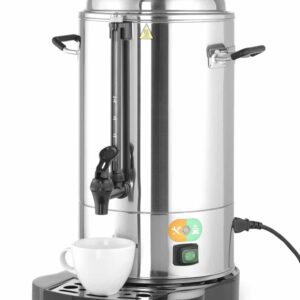 Hendi Rund-Filter-Kaffeemaschine Kaffee-Perkolator doppelwandig 16 Liter Silber