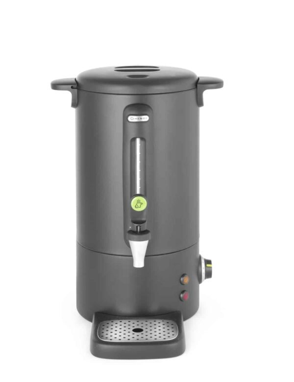 Hendi Heißwasser-Dispenser Getränke-Spender Glühwein-Kessel 9 Liter Schwarz NEU – Bild 2
