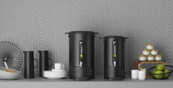 Hendi Heißwasser-Dispenser Getränke-Spender Glühwein-Kessel 9 Liter Schwarz NEU – Bild 4