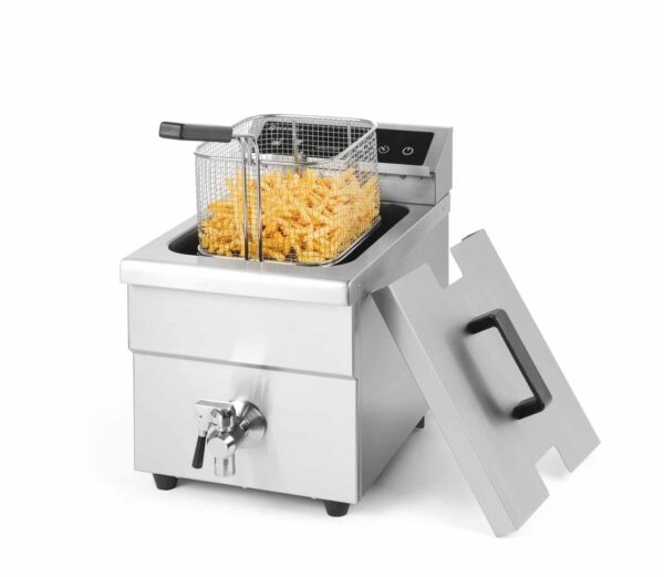 Hendi Induktion Fritteuse Induktionsfritteuse Edelstahl 8 Liter 3500W 230V NEU – Bild 2