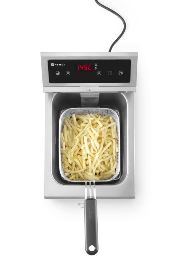 Hendi Induktion Fritteuse Induktionsfritteuse Edelstahl 8 Liter 3500W 230V NEU – Bild 4