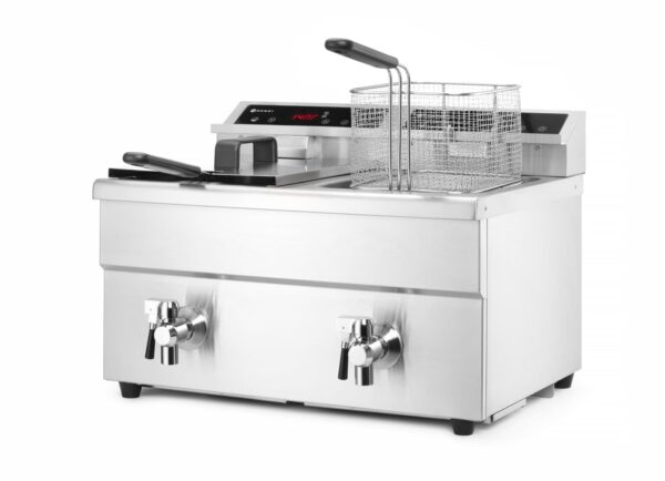 Hendi Induktionsfritteuse Doppel-Fritteuse DUO 2x 8 Liter 7000W 230V NEU – Bild 3
