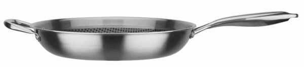 GSW Edelstahl Bratpfanne Induktion Tri-Ply Gastro Ø 32 cm Silber NEU – Bild 2