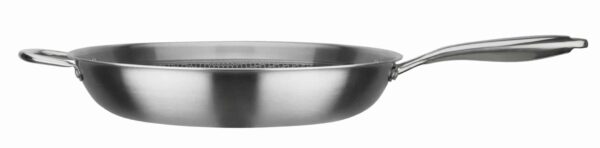 GSW Edelstahl Bratpfanne Induktion Tri-Ply Gastro Ø 36 cm Silber NEU – Bild 2