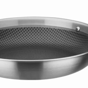 GSW Edelstahl Bratpfanne Induktion Tri-Ply Gastro Ø 36 cm Silber NEU
